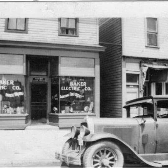Baker Electric Co. fleet vehicle, early days